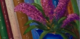 Geoff King - Buddleia in Blue Jug